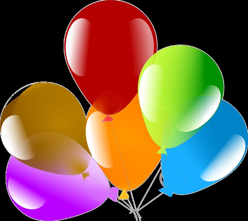 balloons, party, celebration